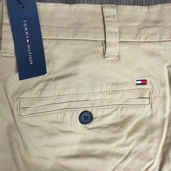 Tommy Hilfiger THFlex Big & Tall Stretch Chino Pants - Mallet Khaki 42 x 36 $70 - Picture 8 of 11